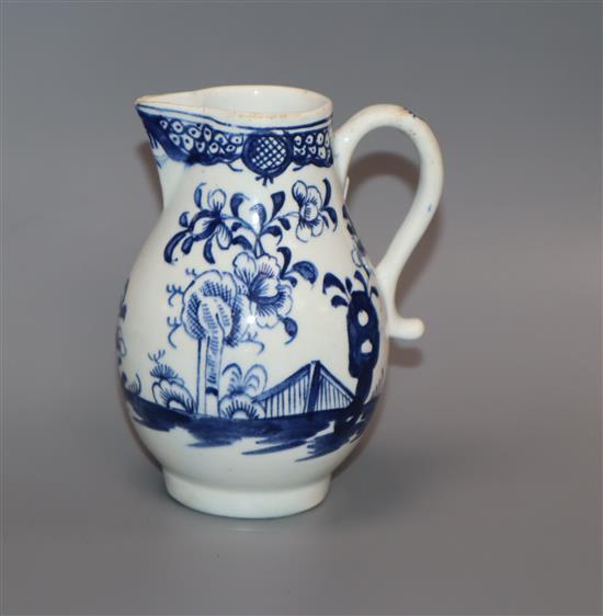 An 18th century English porcelain milk jug - Ex Geoffrey Godden